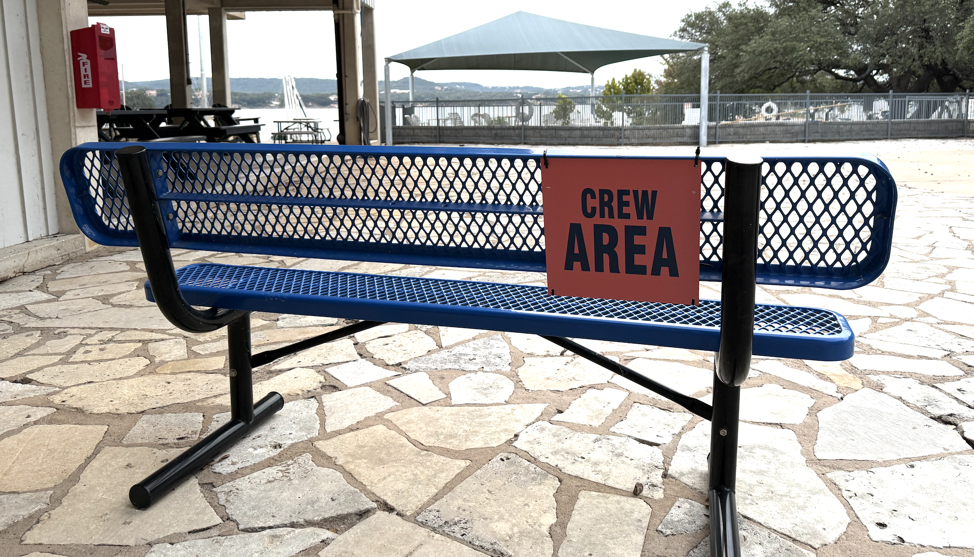 Crew Area Bench at AYC